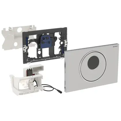 Geberit Sigma 10 Клавіша змиву, хром мат/полірований (115.890.SN.6)