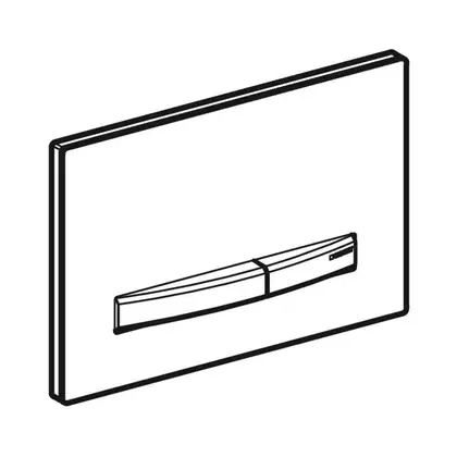 Geberit Sigma 10 Клавіша змиву, хром мат/полірований (115.890.SN.6)