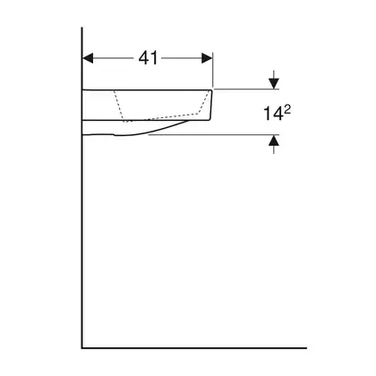 Дзеркало з LED підсвічуванням 120 х h70 см Geberit Option Basic Square 502.810.00.1 Дзеркало з LED підсвічуванням 120 х h70 см Geberit Option Basic Square 502.810.00.1