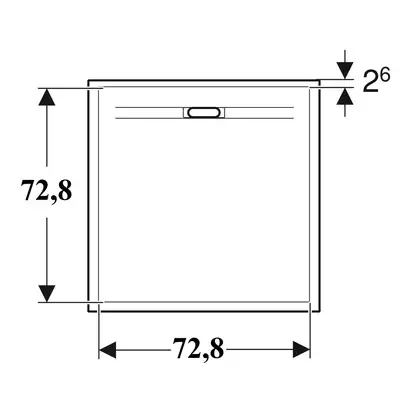 Раковина Geberit One 90 х 48 см  505.006.00.1