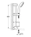 Grohe Eurosmart M-Size Набор смесителей, хром (123248MK)