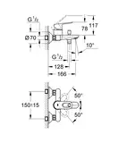 Grohe BauLoop Змішувач для ванни, хром (23341000)