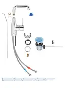 Змішувач для раковини M-розміру Grohe Essence New (23462001)