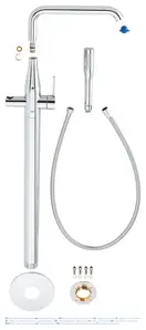 Grohe Essence New Підлоговий змішувач для ванни, хром (23491001)