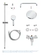 Душова система зі змішувачем для душа Grohe New Tempesta Cosmop. System (26224001)