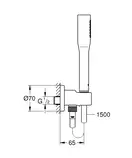 Grohe Euphoria Cosmopolitan Душовий набір, хром (26404000)
