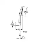 Grohe Rainshower SmartActive Душевой набор, 3 режима (26581000)