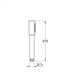 Ручний душ Grohe SPA RSH Aqua Stick, 1 режим (26866000)