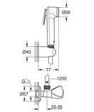 Grohe Tempesta-F Trigger Spray, хром (27514001)