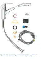 Змішувач для кухні з висувним виливом Grohe Eurosmart (30305000)
