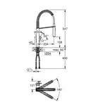Grohe Eurocube Смеситель для кухни, хром (31395000)