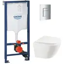 Комплект Grohe Set Унітаз ELLIPSE-0301-T3 + Інсталяція 38536001 + панель 38732000 (38536001ELLIPS03 (38536001ELLIPS0301T3)