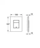 Комплект Grohe Set Унітаз ELLIPSE-0301-T3 + Інсталяція 38536001 + панель 38732000 (38536001ELLIPS03 (38536001ELLIPS0301T3)