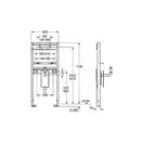 Grohe Rapid SL Інсталяція для раковини, вбудований сифон (38625001)