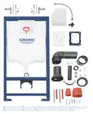 Grohe Rapid SL Инсталляция для унитаза 3в1, белая (38722001)
