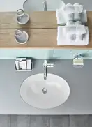 Grohe Bau Ceramic Вбудована раковина 55, біла (39423000)