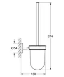 Йорж для унітазу Grohe Bau Cosmopolitan Neutral (40463001)