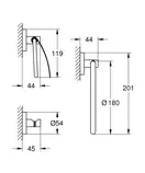 Набір аксесуарів 3 в 1 Grohe Essentials New (40775001)