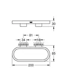 Тримач для рушників Grohe Selection (41035000)