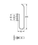 Тримач для запасного рулону туалетного паперу Grohe Selection (41067000)