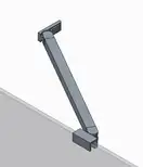 Koer SR SD04-120x200 Двері в нішу, прозоре, графіт (KR5388)