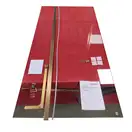 KOER SR SP02-100x200 Walk-In, прозоре скло, матове золото (KR5396)