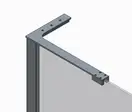 KOER SR SP02-100x200 Walk-In, прозоре скло, матове золото (KR5396)