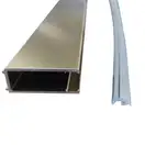 KOER SR SP02-100x200 Walk-In, прозоре скло, матове золото (KR5396)