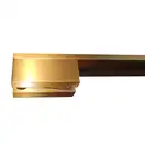 KOER SR SP02-100x200 Walk-In, прозоре скло, матове золото (KR5396)