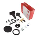 KOER KB-66029-05 Душова система вбудована, чорна (KR5492)