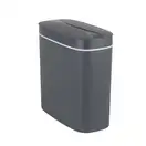 Відро для сміття сенсорне овальне Mixxus Flat-TC0109 Graphite 9 л колір графіт (MI7075)
