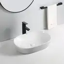 MIXXUS PREMIUM ELLIPSE-0105 Раковина накладна, біла (MP6563)