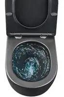 Mixxus Premium ELLIPSE Підвісний унітаз, чорний (MP6591)