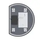Дзеркало Mixxus Premium TOPPER MS01-90x70-Reverse з Led Touch, Anti-fog, димером (3-6,5kK) (MP6632)
