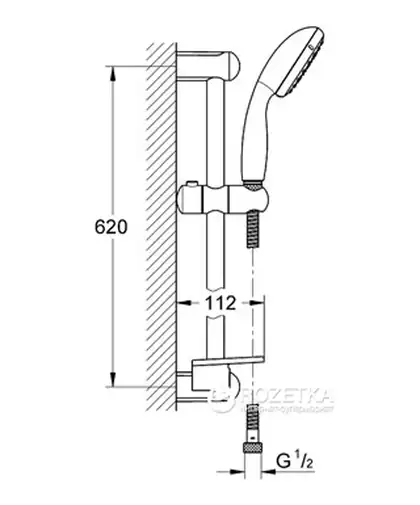 Grohe Eurosmart M-Size Набор смесителей, хром (123248MK)