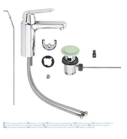Grohe Eurosmart Cosmopolitan Змішувач для раковини, хром (23325000)