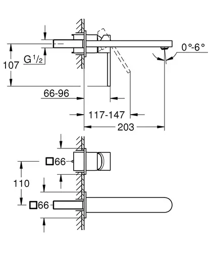 Grohe Plus Змішувач для раковини, L-Size, хром (29306003)
