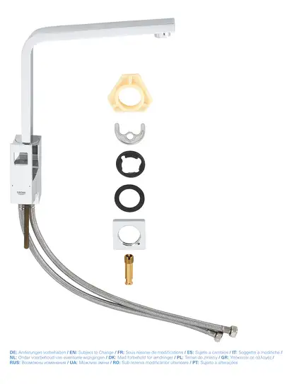 Grohe Eurocube Смеситель для кухни, хром (31255000)