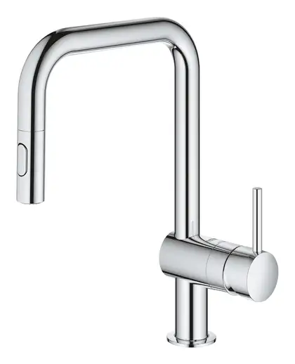 Змішувач для кухні з висувним виливом Grohe Minta (32322002)