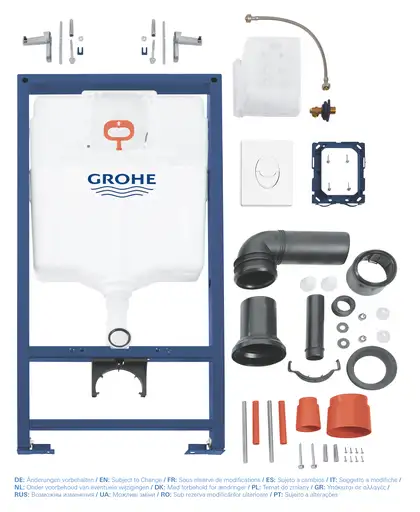 Grohe Rapid SL Инсталляция для унитаза 3в1, белая (38722001)