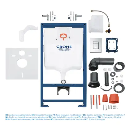 Grohe Fresh Rapid SL Инсталляционный комплект 5в1, хром (38827000)