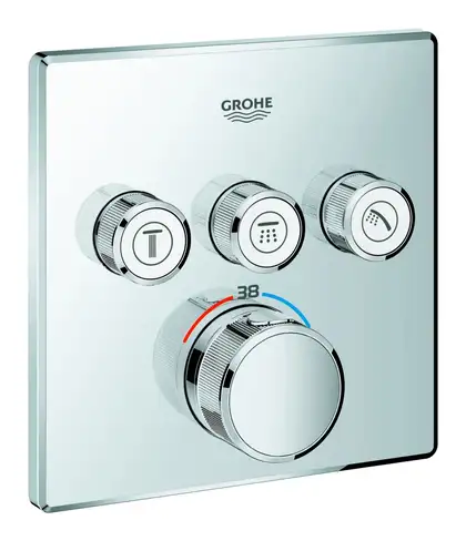 Душова система прихованого монтажу з термостатом Grohe Grohtherm SmartControl New Tempesta 250 (UA2 (UA26415SC2)