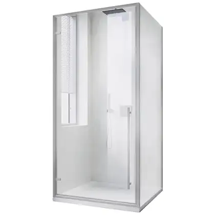 Koer SR SC08 Душова кабіна, прозоре скло, хром (KR5371)
