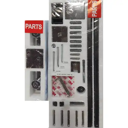 Koer SR SD02-140x200 Двері в нішу, прозоре скло, хром (KR5383) Koer SR SD02-140x200 Двері в нішу, прозоре скло, хром (KR5383)