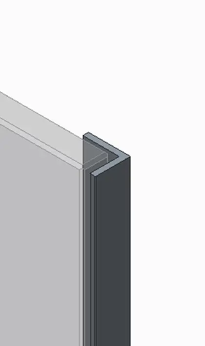 Koer SR SD04-120x200 Двері в нішу, прозоре, графіт (KR5388)