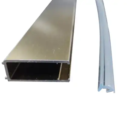 KOER SR SP02-100x200 Walk-In, прозоре скло, матове золото (KR5396)