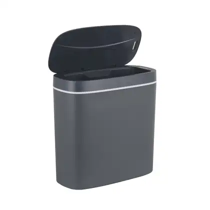 Відро для сміття сенсорне овальне Mixxus Flat-TC0109 Graphite 9 л колір графіт (MI7075)