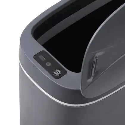 Відро для сміття сенсорне овальне Mixxus Flat-TC0109 Graphite 9 л колір графіт (MI7075)