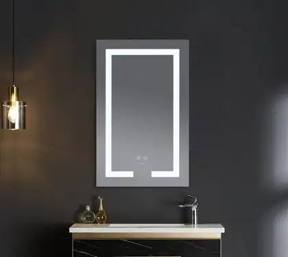 Дзеркало Mixxus HARD MR07-50x80 з Led Touch, Anti-fog, димером, регулятором яскравості (MX9992)