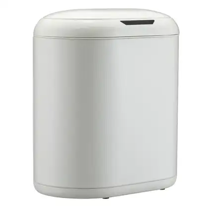 Відро для сміття сенсорне овальне Mixxus Premium Topper-TC0112 White 12л колір білий (MI7082)